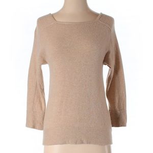 J Crew 100% cashmere tan sweater